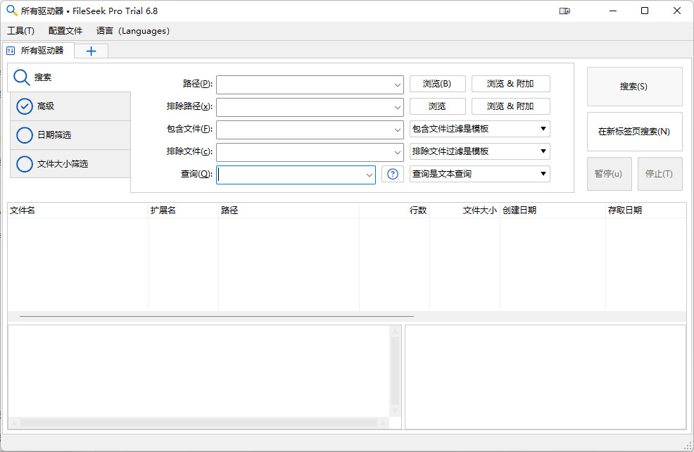 FileSeek Pro特别版中文授权码激活 电脑文件高级搜索工具 v6.9.0