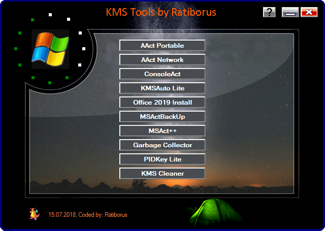 Ratiborus KMS Tools、Lite 绿色版 Windows和Office激活工具 v15.12.2024