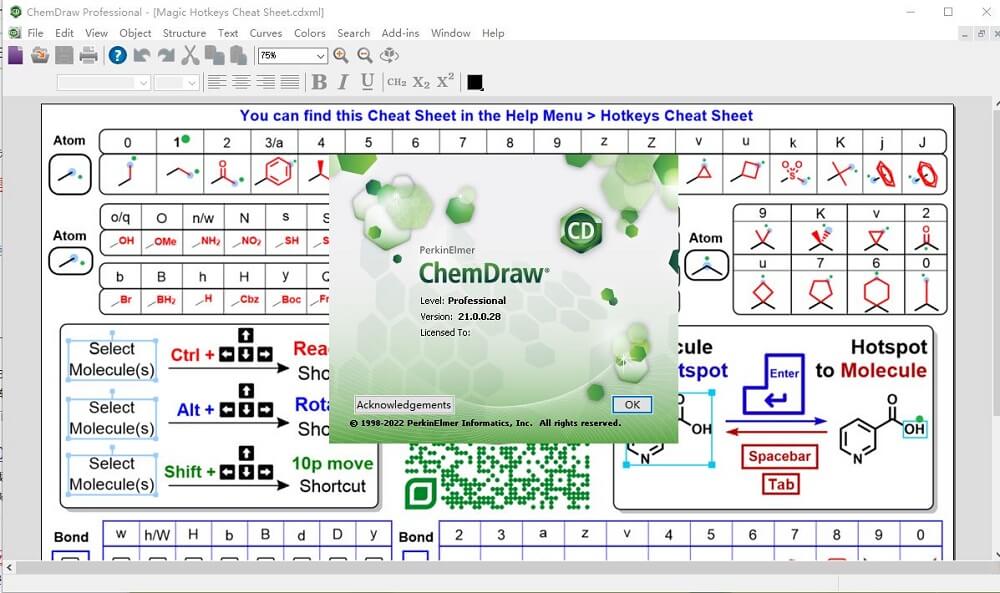 ChemOffice Suite 2022 特别版激活 生物化学分析软件 v22.2.0.3300
