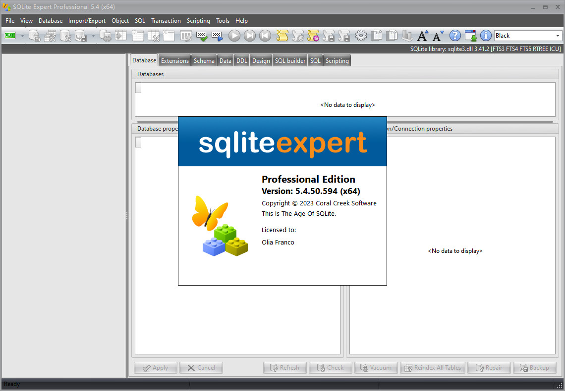 SQLite Expert Pro 特别版激活码 SQLite数据库管理工具 v5.5.26.637