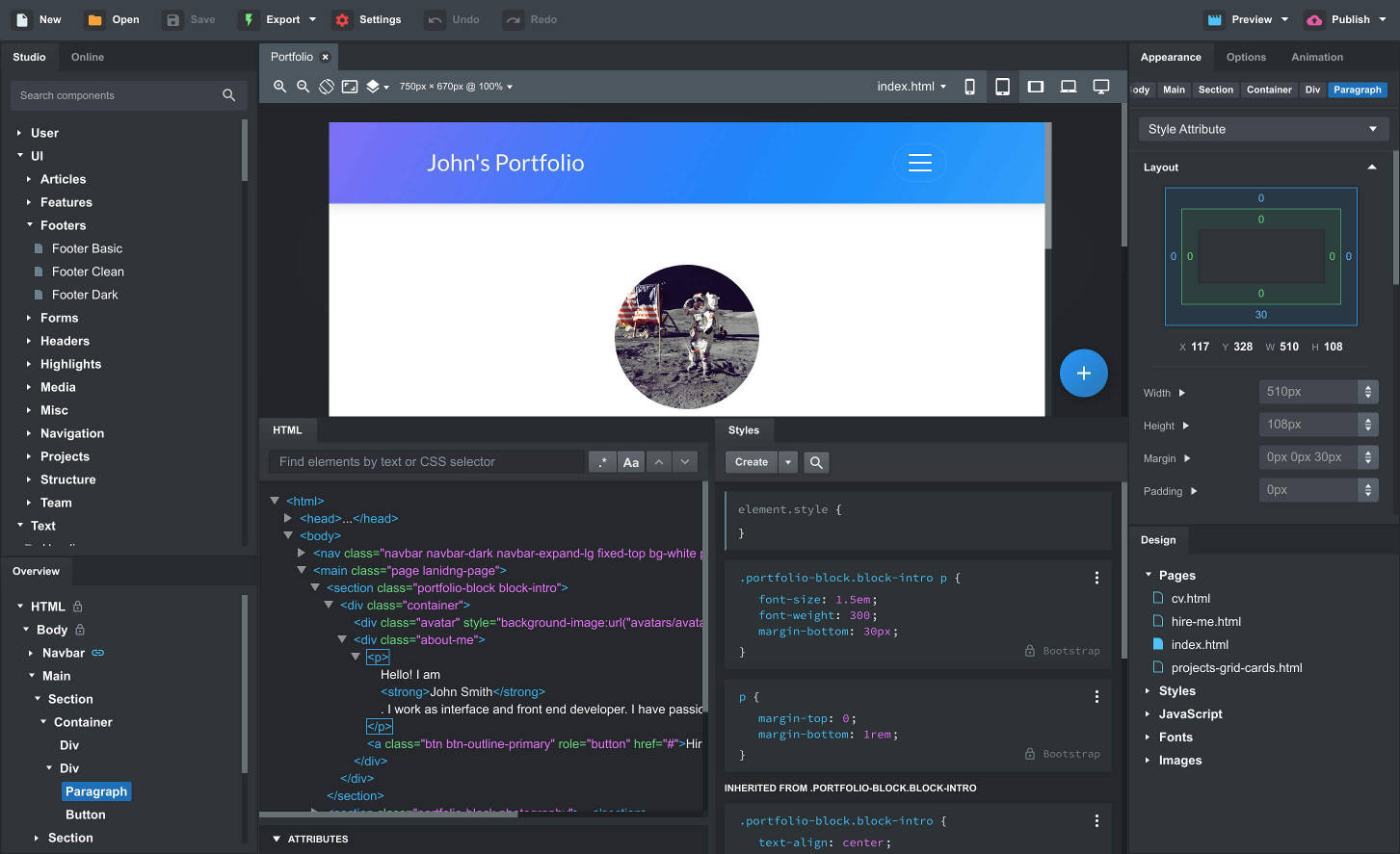 老趣网 - Bootstrap Studio Pro特别版注册机激活 响应式网页设计软件 v6.7.3