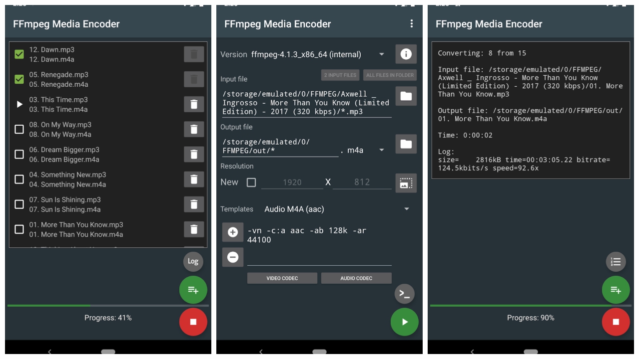 FFmpeg Media Encoder 解锁捐赠版 安卓ffmpeg视频格式转换器 v6.0.0_1