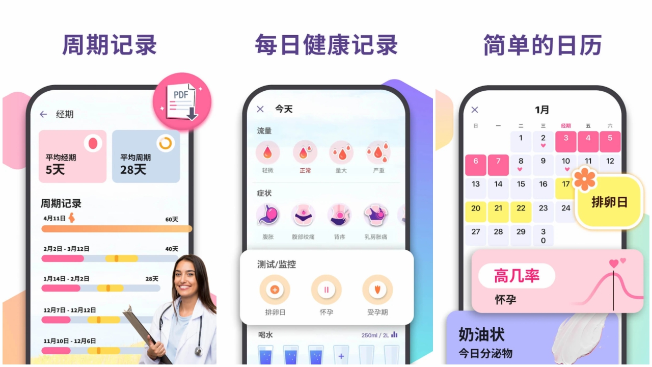 老趣网 - 小月历APP 解锁高级版 女朋友大姨妈健康记录软件 v1.77.321.GP