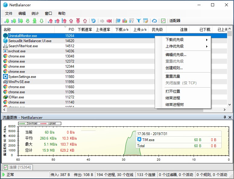 NetBalancer特别版中文注册 电脑网络监控管理软件 v12.4.1.3834