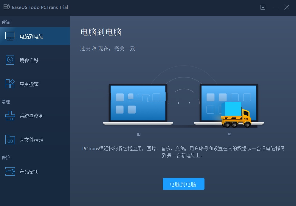 EaseUS Todo PCTrans特别版中文注册机激活 易我电脑数据迁移 v13.17