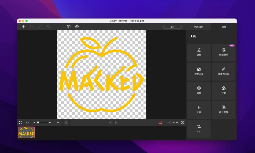 Movavi Picverse特别版中文激活 照片AI修图编辑软件 v1.11.0
