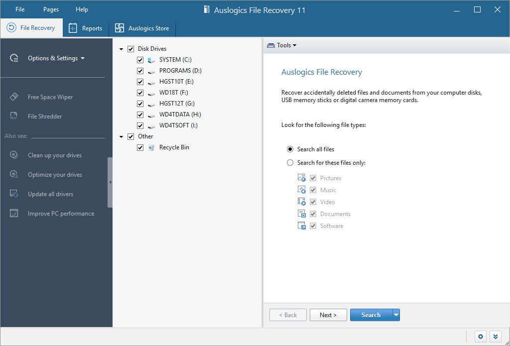 老趣网 - Auslogics File Recovery Pro 特别版激活 电脑文件恢复工具 v11.0.0.7