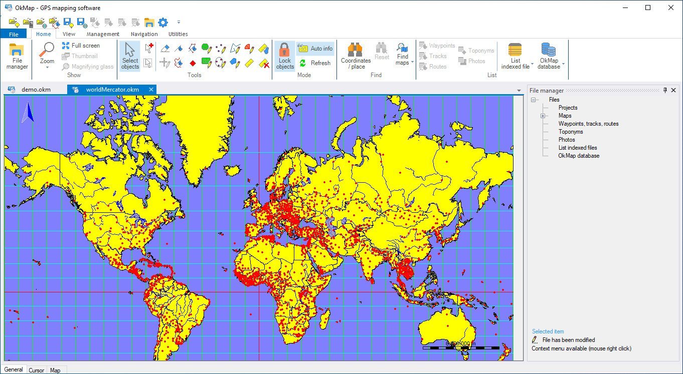 OkMap Desktop 特别版激活 户外地图绘制规划软件 v18.6.6