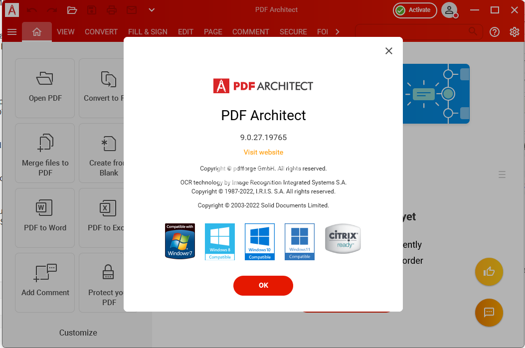 PDF Architect Pro特别版激活 OCR识别 PDF编辑器 v9.1.61.22894