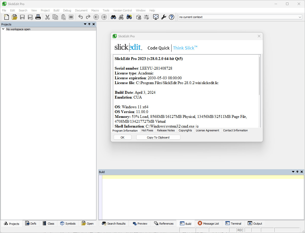 SlickEdit 2023 特别版 代码编辑器SlickEdit激活免注册码 v28.0.2