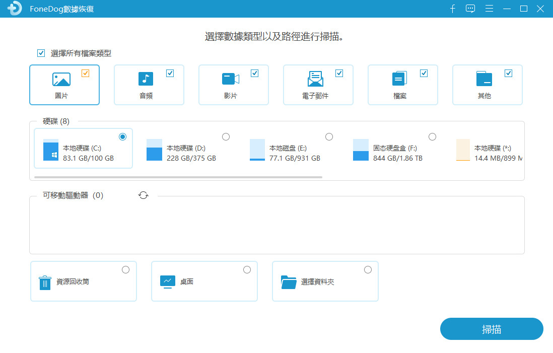 老趣网 - FoneDog Data Recovery特别版中文已注册激活 数据恢复软件 v1.5.10