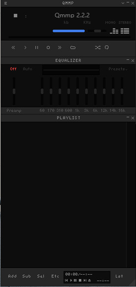 Qmmp 基于Qt的开源音乐播放器 经典Winamp风格替代选择 v2.2.3