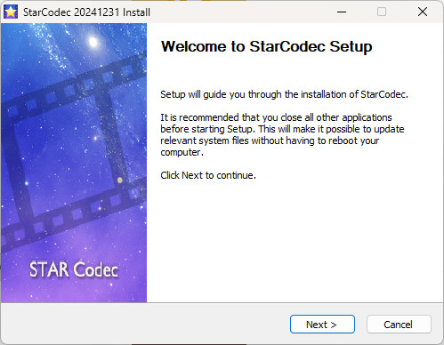 StarCodec 最新版 电脑视频多媒体编解码器包 v20241231
