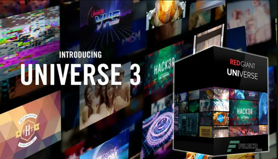 Red Giant Universe 中文特别版 视觉特效和转场插件套装 2025.1.1