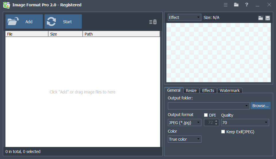 Image Format Pro 绿色特别版 图像格式转换压缩工具 v2.0.0.0
