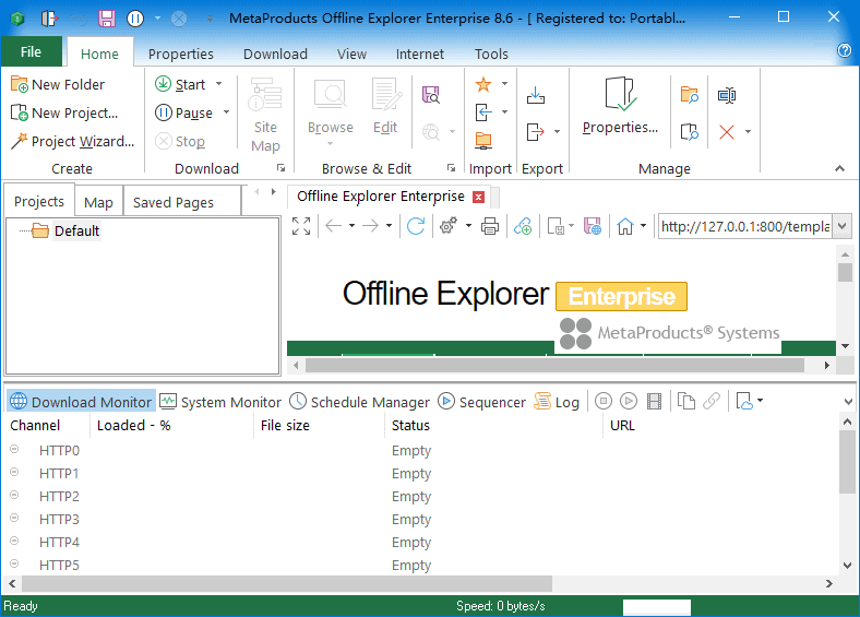 Offline Explorer Enterprise 绿色版激活破解 离线浏览工具 v8.6.0.4988